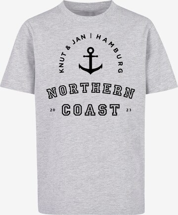 F4NT4STIC Shirt in Grey: front