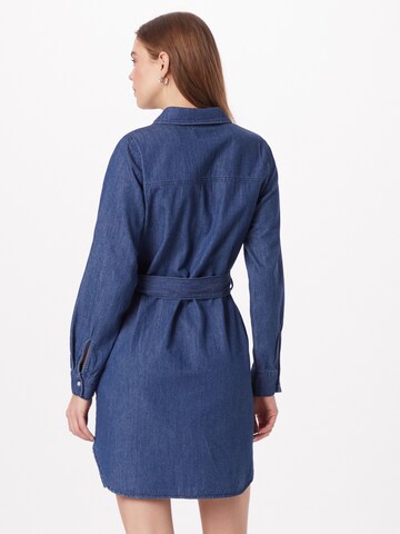 PIECES Blousejurk 'Osalina' in Blauw