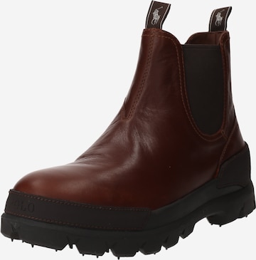 Polo Ralph Lauren Chelsea boots 'OSLO' in Bruin: voorkant