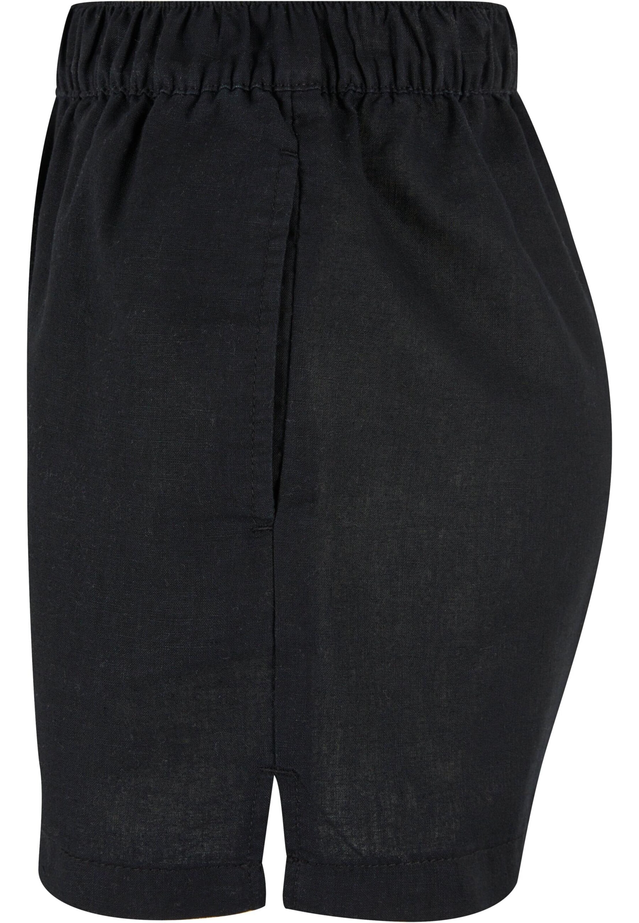 Urban ClassicsLoosefit Hlače - crna boja