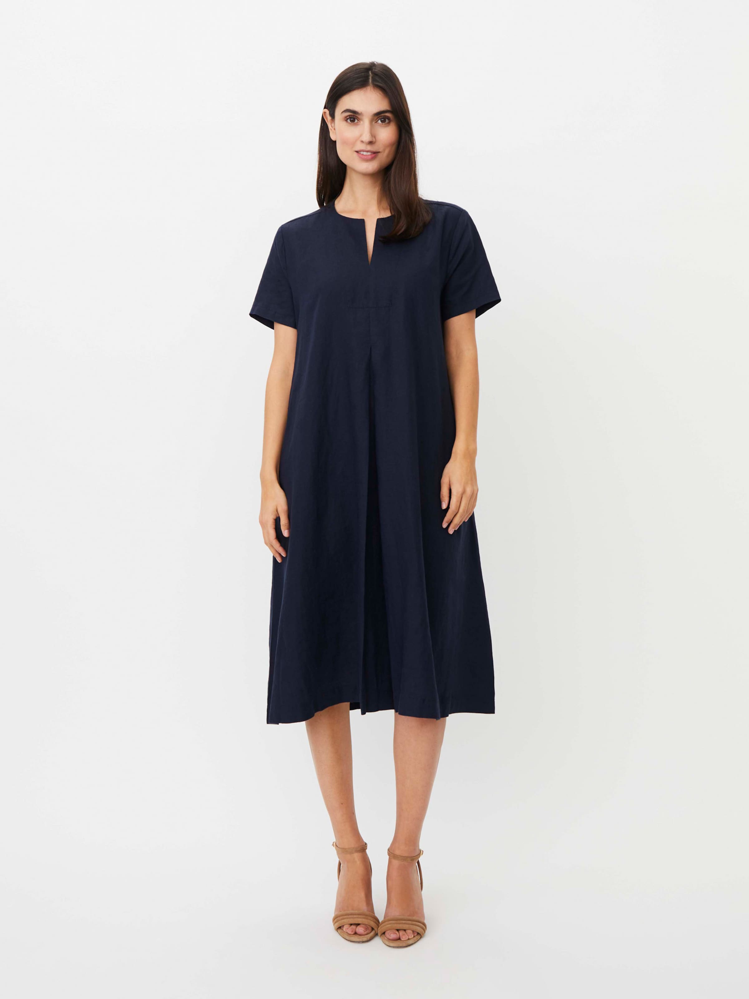 Robe 'Nipani' Masai en bleu : devant