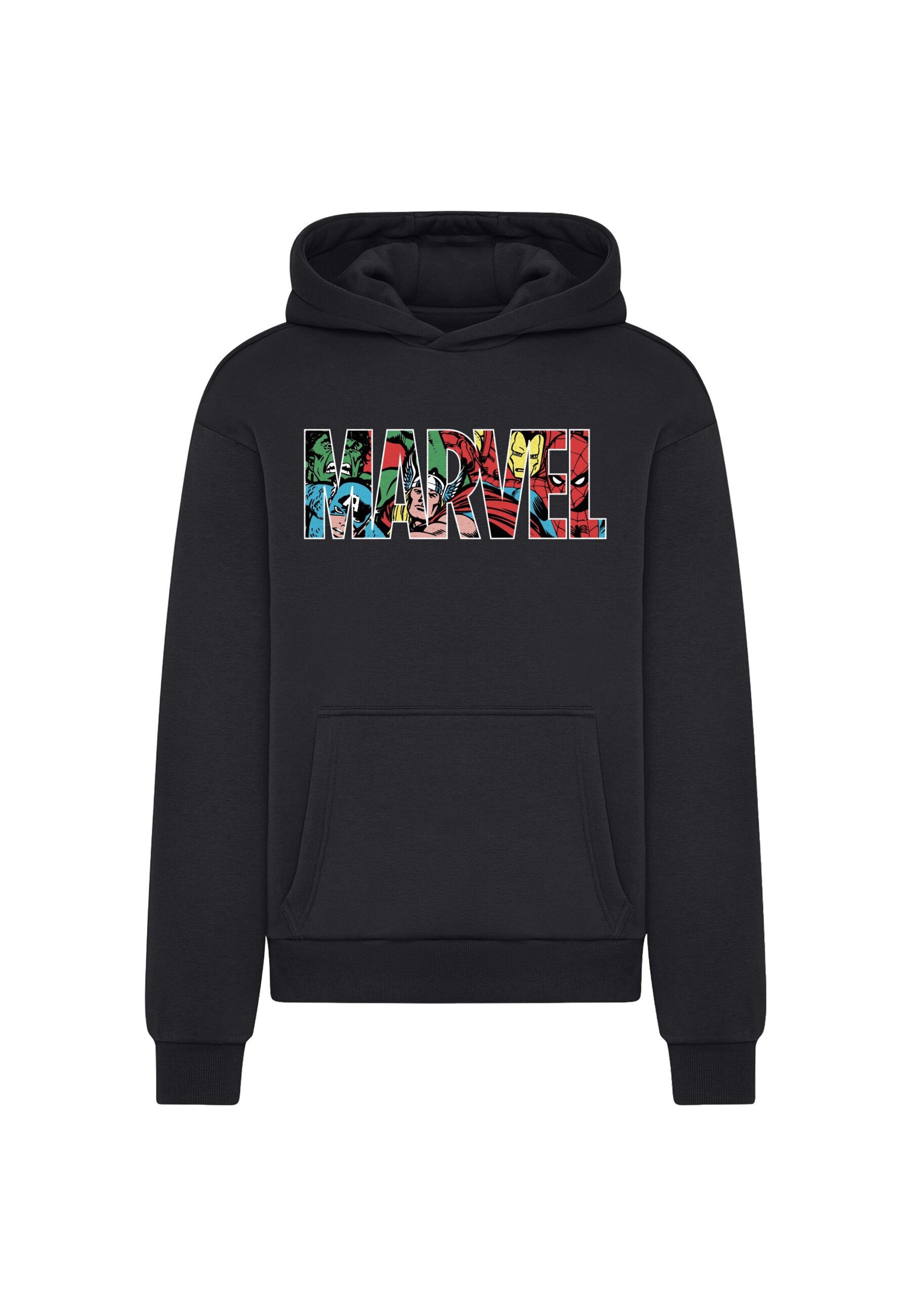 Merchcode Sweatshirt in Zwart: voorkant