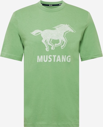 MUSTANG Shirt 'Alex' in Green: front