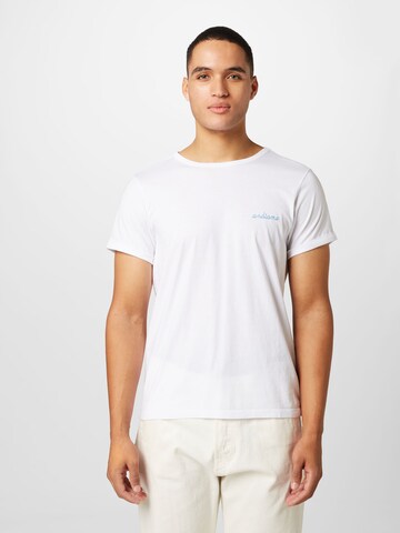 Maison Labiche T-Shirt 'POITOU' - (GOTS) in Weiß: predná strana