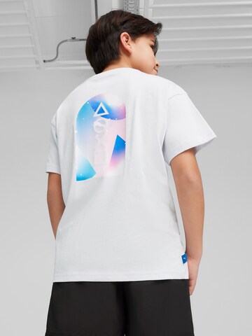 T-Shirt 'PUMA X PLAYSTATION' PUMA en blanc