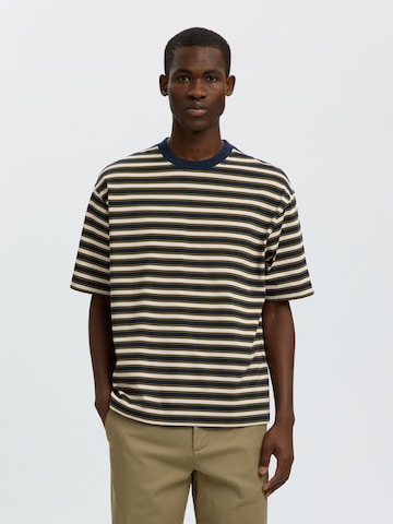 SELECTED T-Shirt in Blau: Vorderseite