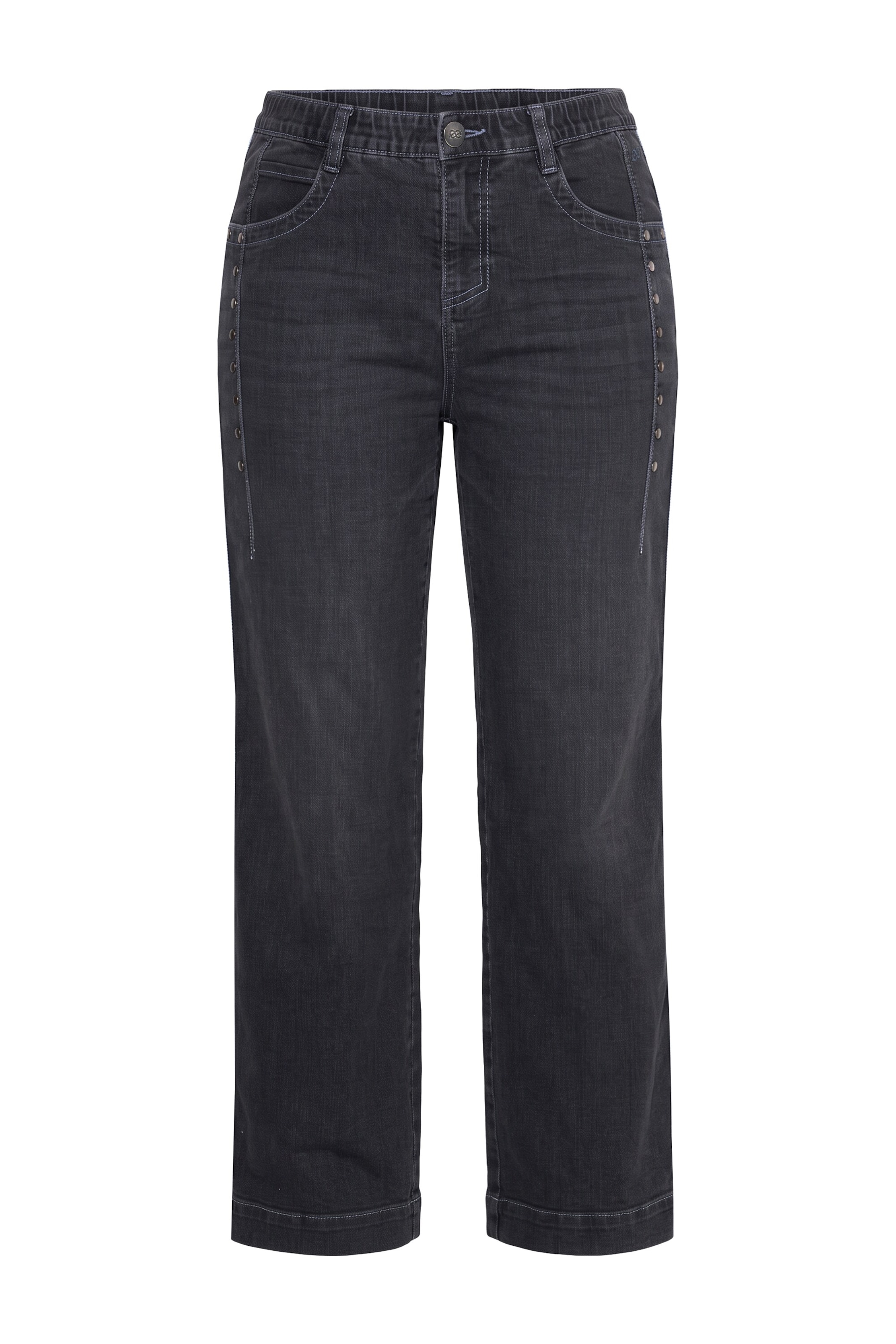 LAURASØN Regular Jeans in Grijs: voorkant