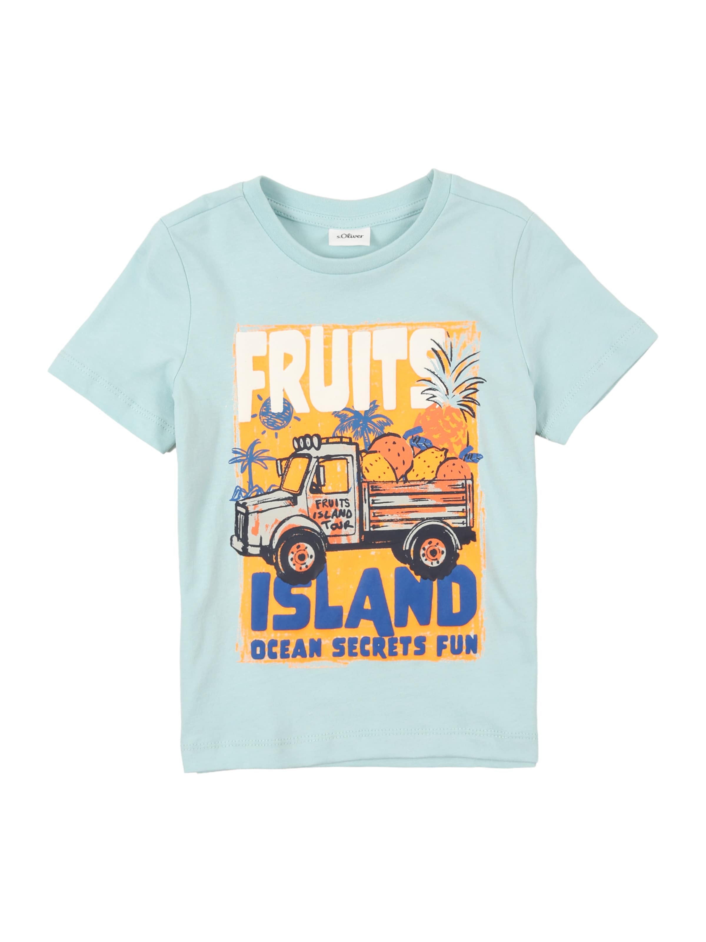 T-Shirt s.Oliver en vert : devant