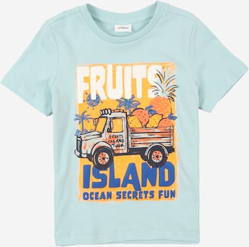 s.Oliver Koszulka w kolorze zielony: przód