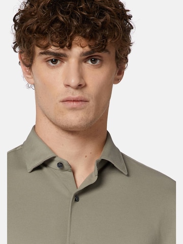 Boggi Milano Regular fit Button Up Shirt in Green