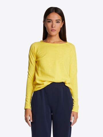 T-shirt Rich & Royal en jaune : devant