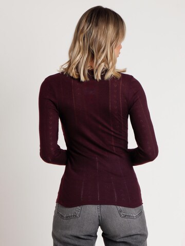 admas - Top 'ADMAS Camiseta Manga Larga Canalé para Mujer' en lila