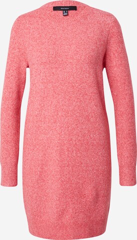 VERO MODA Knitted dress 'DOFFY' in Red: front