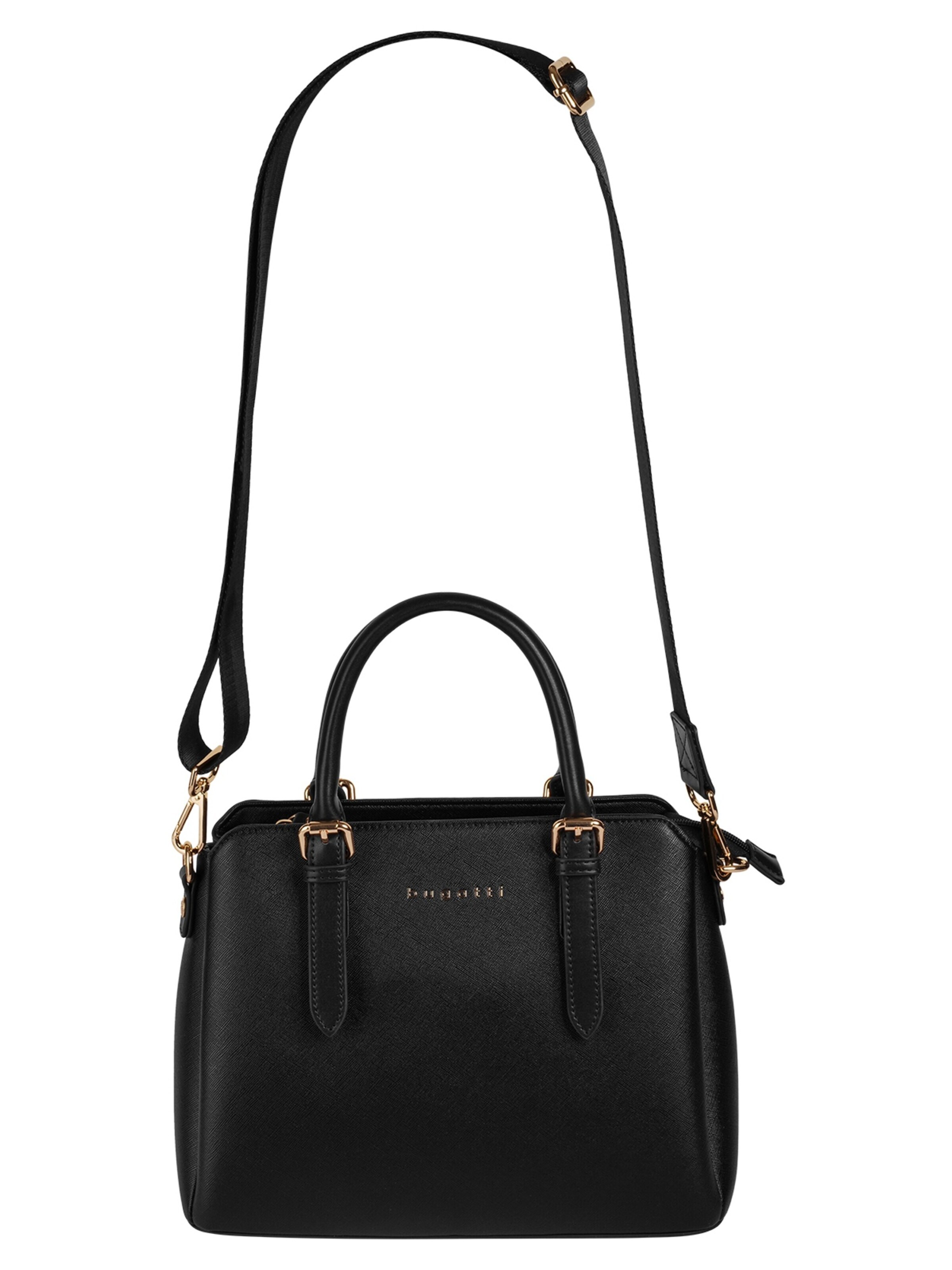bugatti Handtasche 'ELLA SAFFIANO'‌‌ in Schwarz
