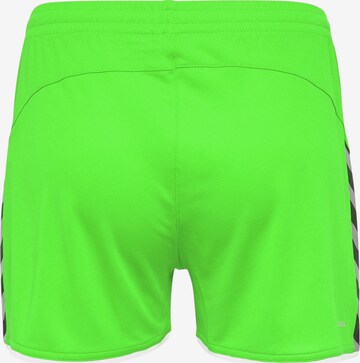 Hummel Regular Workout Pants 'Poly' in Green