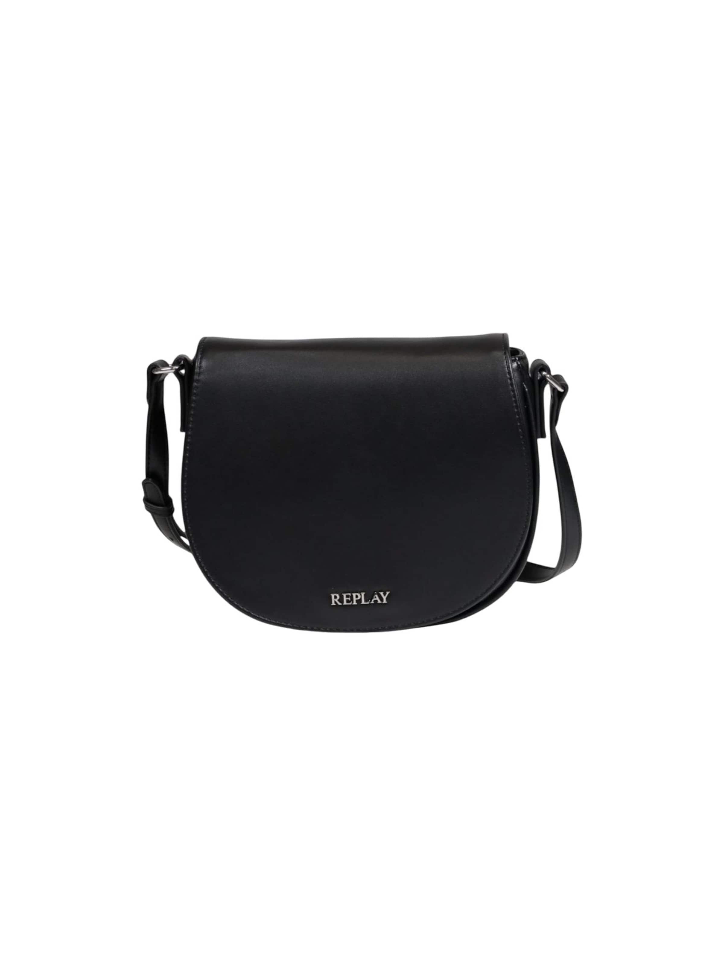 Borsa a spalla 'FW3586.000.A0420A' di REPLAY in nero: frontale