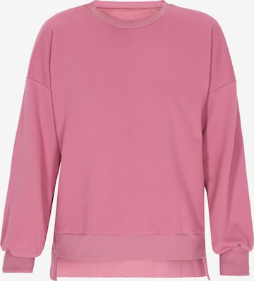 IZIA Sweatshirt in Roze: voorkant