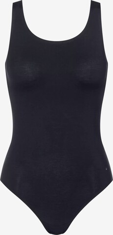 TRIUMPH Bodysuit 'Smart Natural' in Black: front