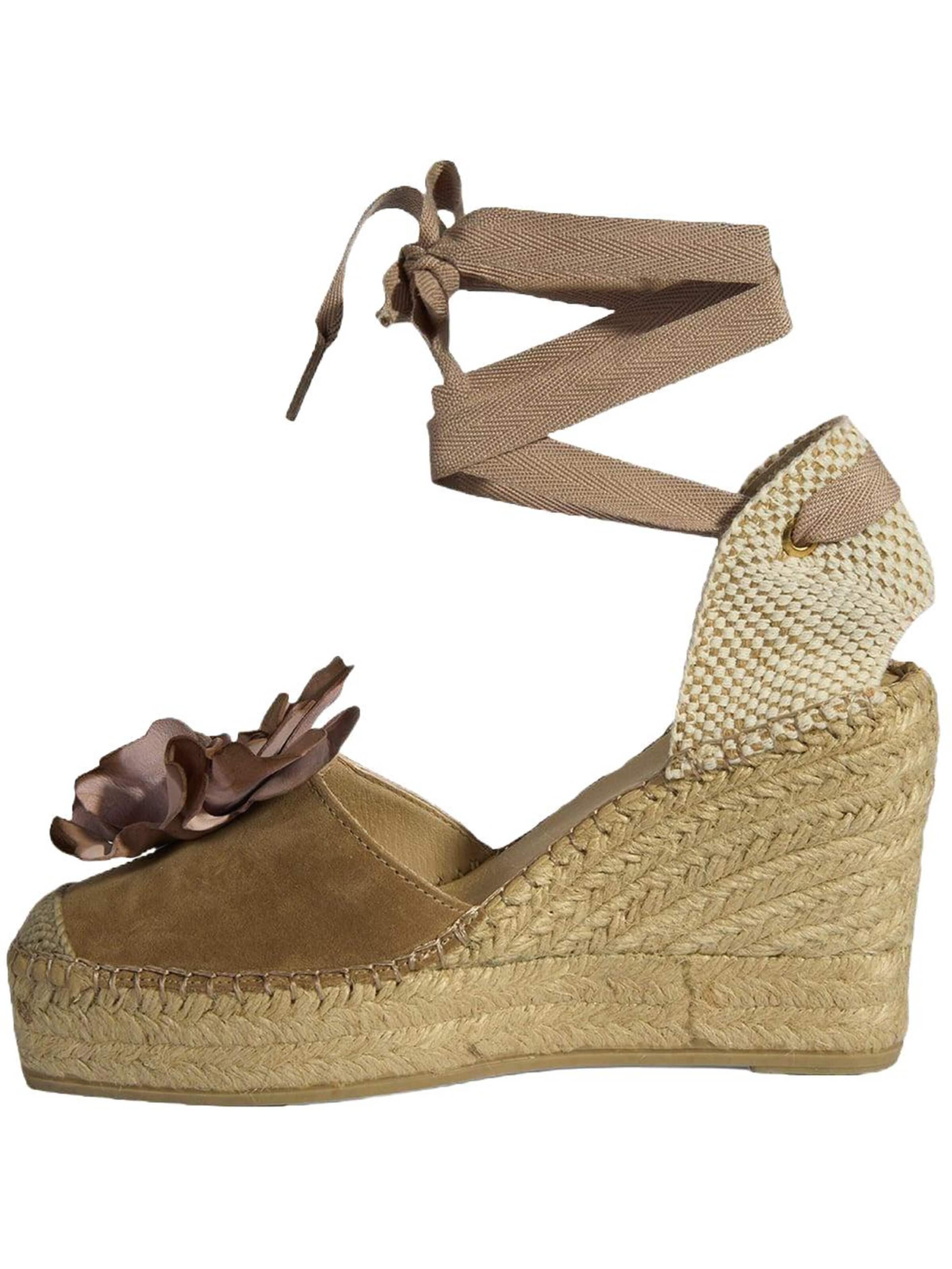 Desa Espadrilles 'Keil-Espadrilles' in Beige