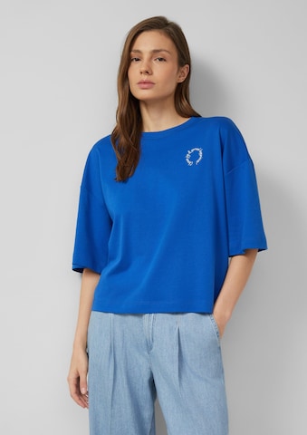 s.Oliver Shirt in Blauw: voorkant
