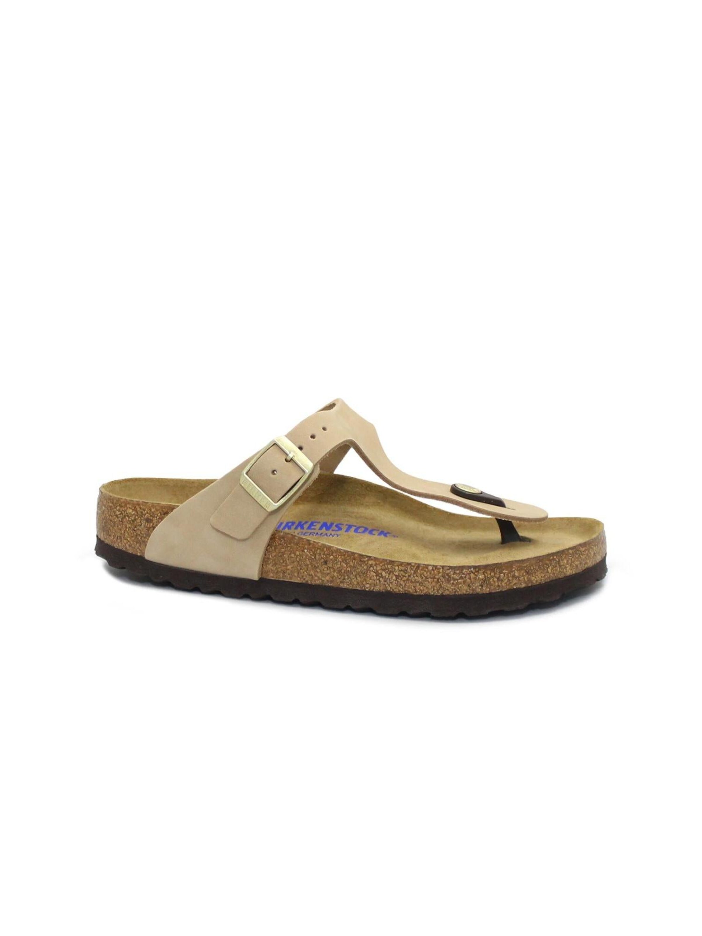 Infradito di BIRKENSTOCK in beige: frontale