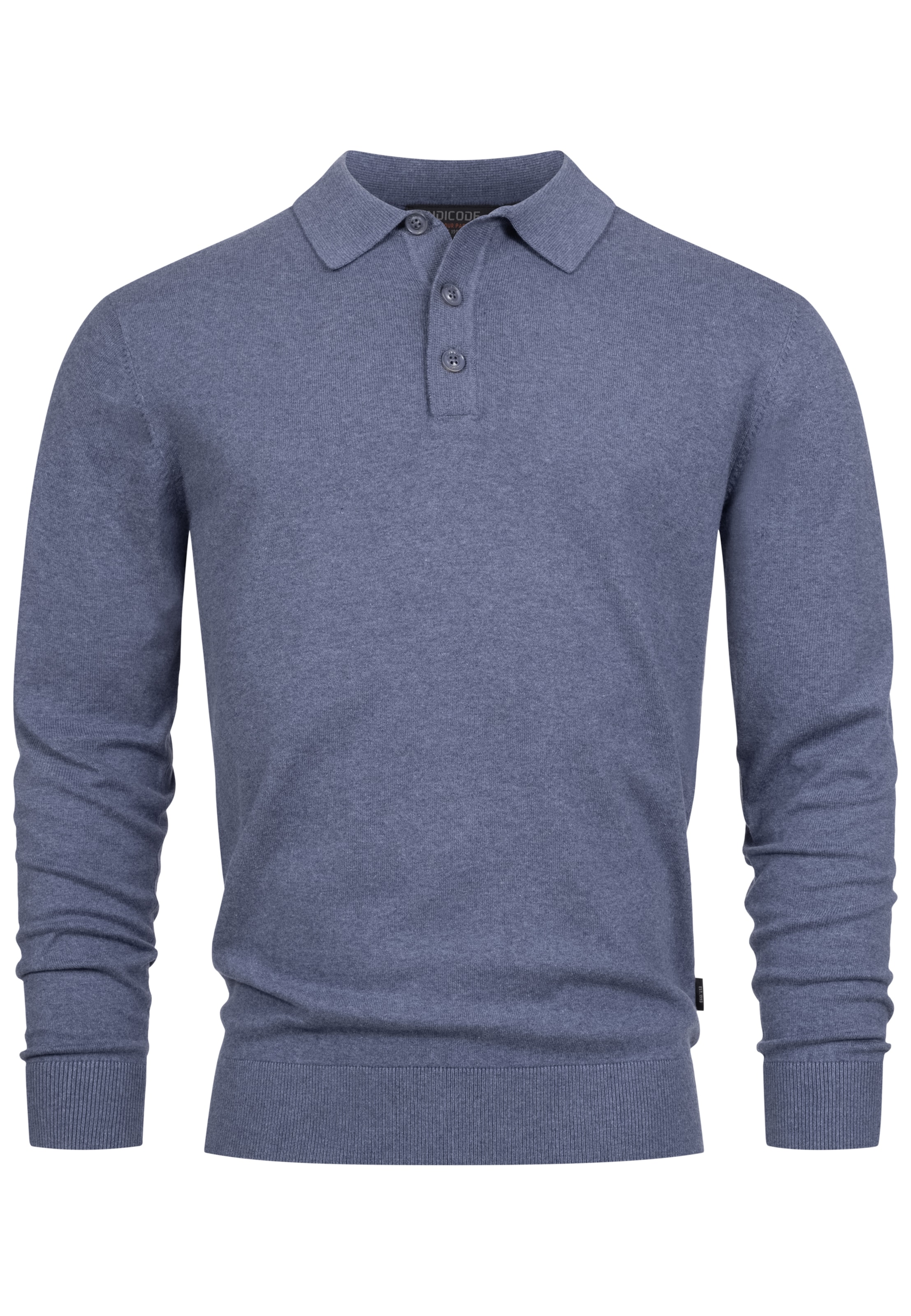 INDICODE JEANS Pullover 'Chips' in Blau: Vorderseite