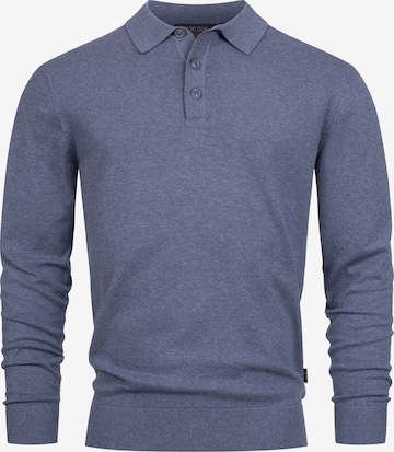 INDICODE JEANS Trui 'Chips' in Blauw: voorkant