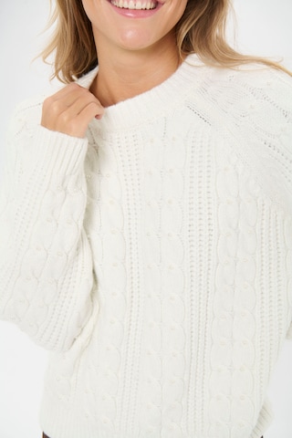 SAINT TROPEZ Sweater 'NylaSZ' in Beige