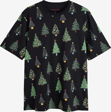 Next - Camiseta en negro: frente