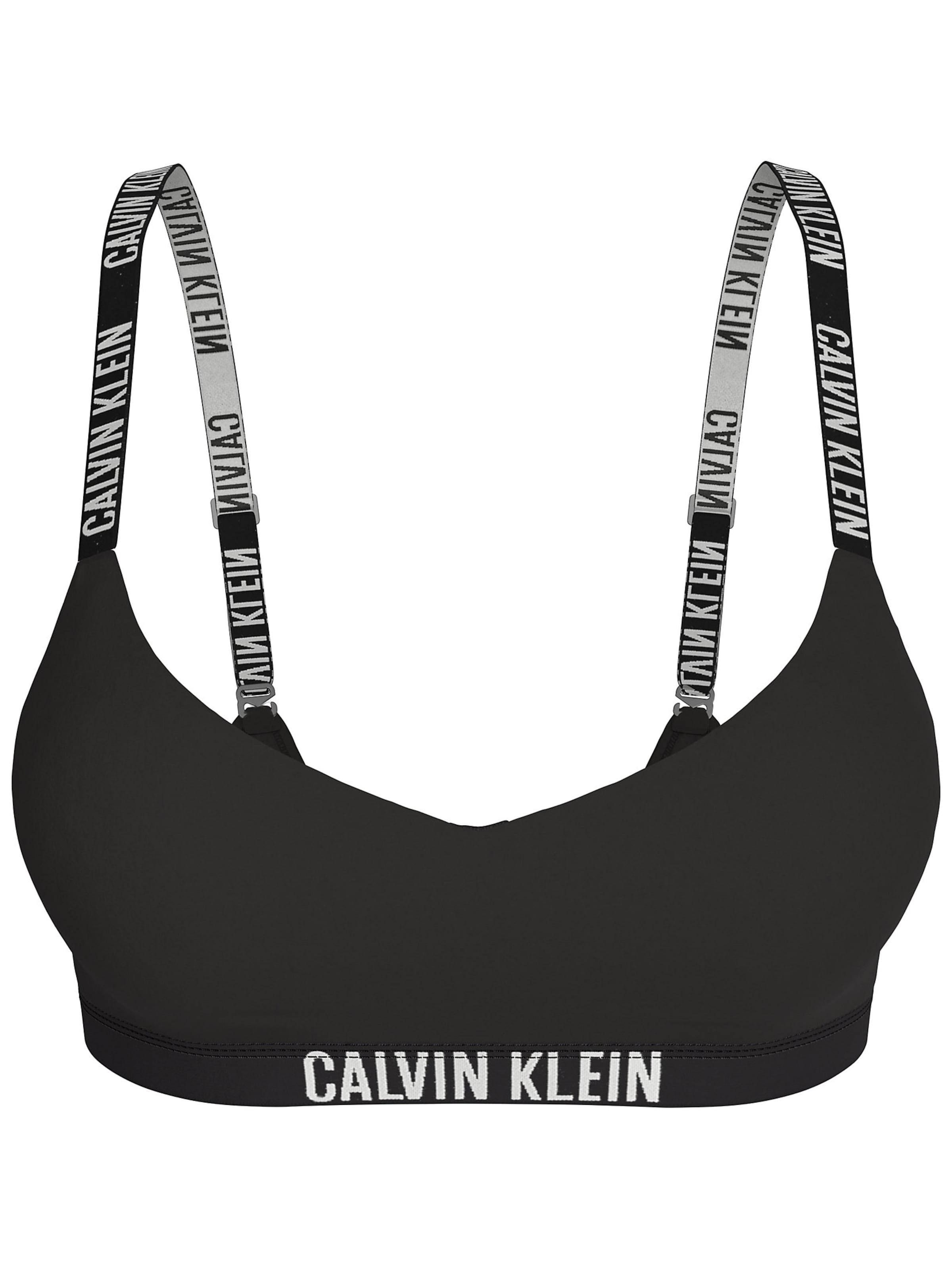 Calvin Klein Bustier BH 'Intense Power' in Schwarz: Vorderseite