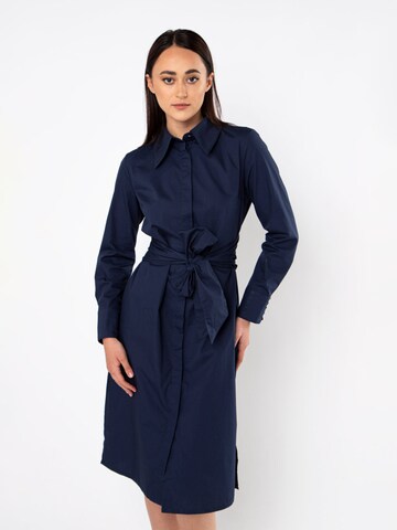 Quiosque Kleid  '4SH007' in Blau: Vorderseite