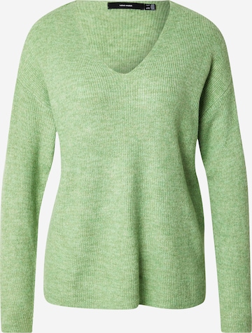 VERO MODA Neulepaita 'VMLefile' värissä vihreä: etupuoli