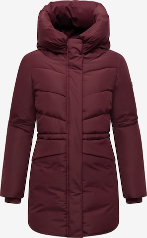 Manteau d’hiver 'Delilah 16' MARIKOO en rouge : devant