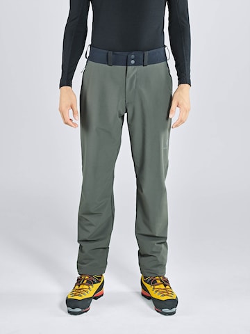 BLACKYAK Regular Outdoor Pants 'Gurja' in Green: front