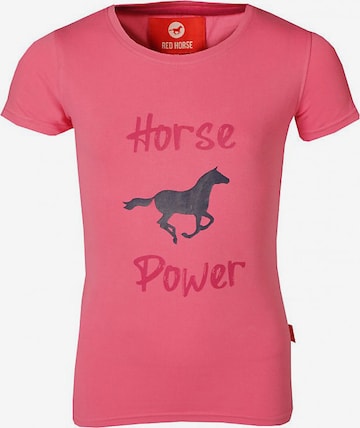 RED HORSE Shirt in Pink: front