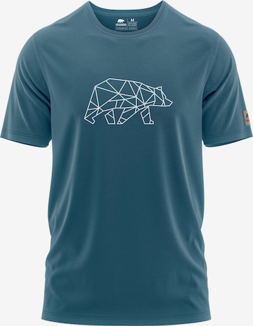FORSBERG T-Shirt 'Finnson' in Blau: Vorderseite