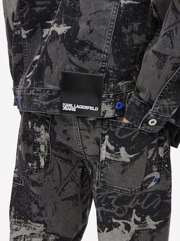 KARL LAGERFELD JEANS Φθινοπωρινό και ανοιξιάτικο μπουφάν σε μαύρο