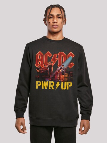 F4NT4STIC Sweatshirt 'ACDC' in Black: front