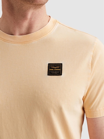 Maglietta 'T-shirt with garment-dye wash' di PME Legend in arancione