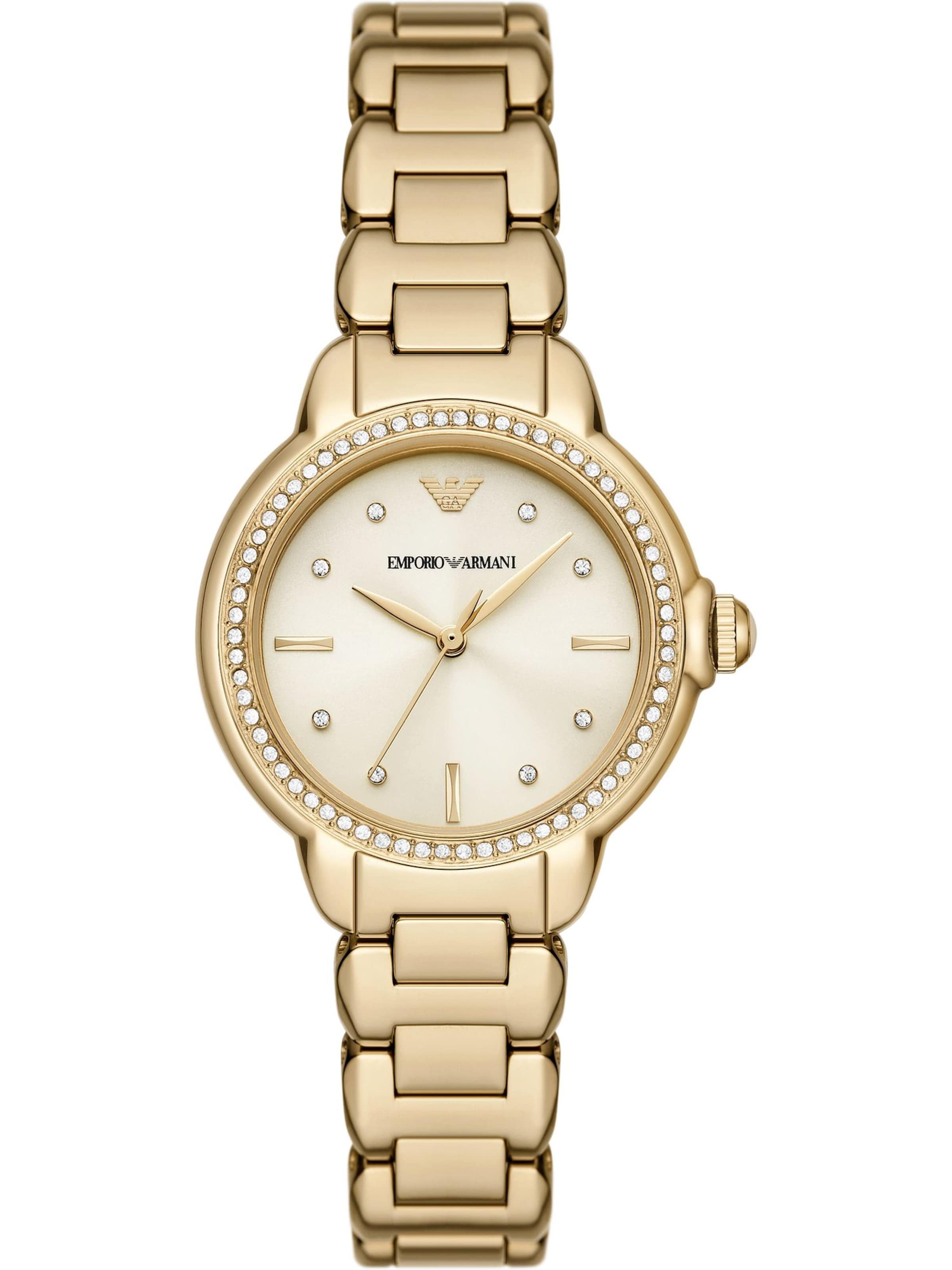 Emporio Armani Analog klocka i guld: framsida
