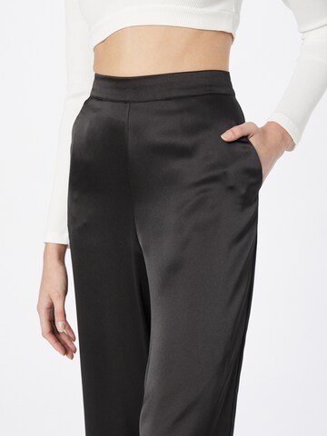 OBJECT Wide Leg Hose in Schwarz