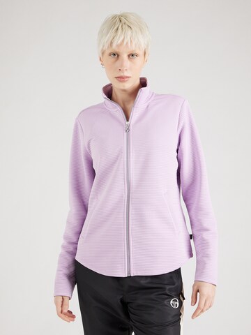 Veste de survêtement SKECHERS en violet : devant