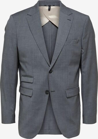 SELECTED HOMME Regular fit Suit Jacket in Grey: front