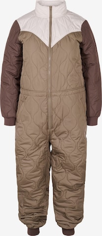 Zizzi Jumpsuit 'MCAMP' in Brown: front