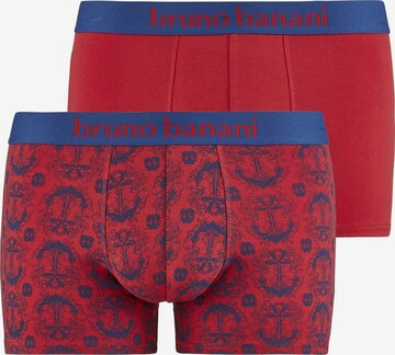 BRUNO BANANI Boxershorts in Rood: voorkant