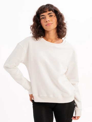 Justever Sweatshirt in Weiß: Vorderseite