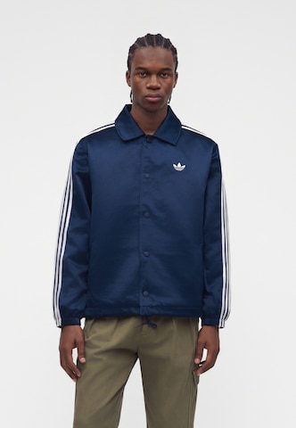 ADIDAS ORIGINALS Přechodná bunda – modrá: přední strana