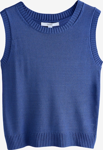Next Stricktop in Blau: Vorderseite