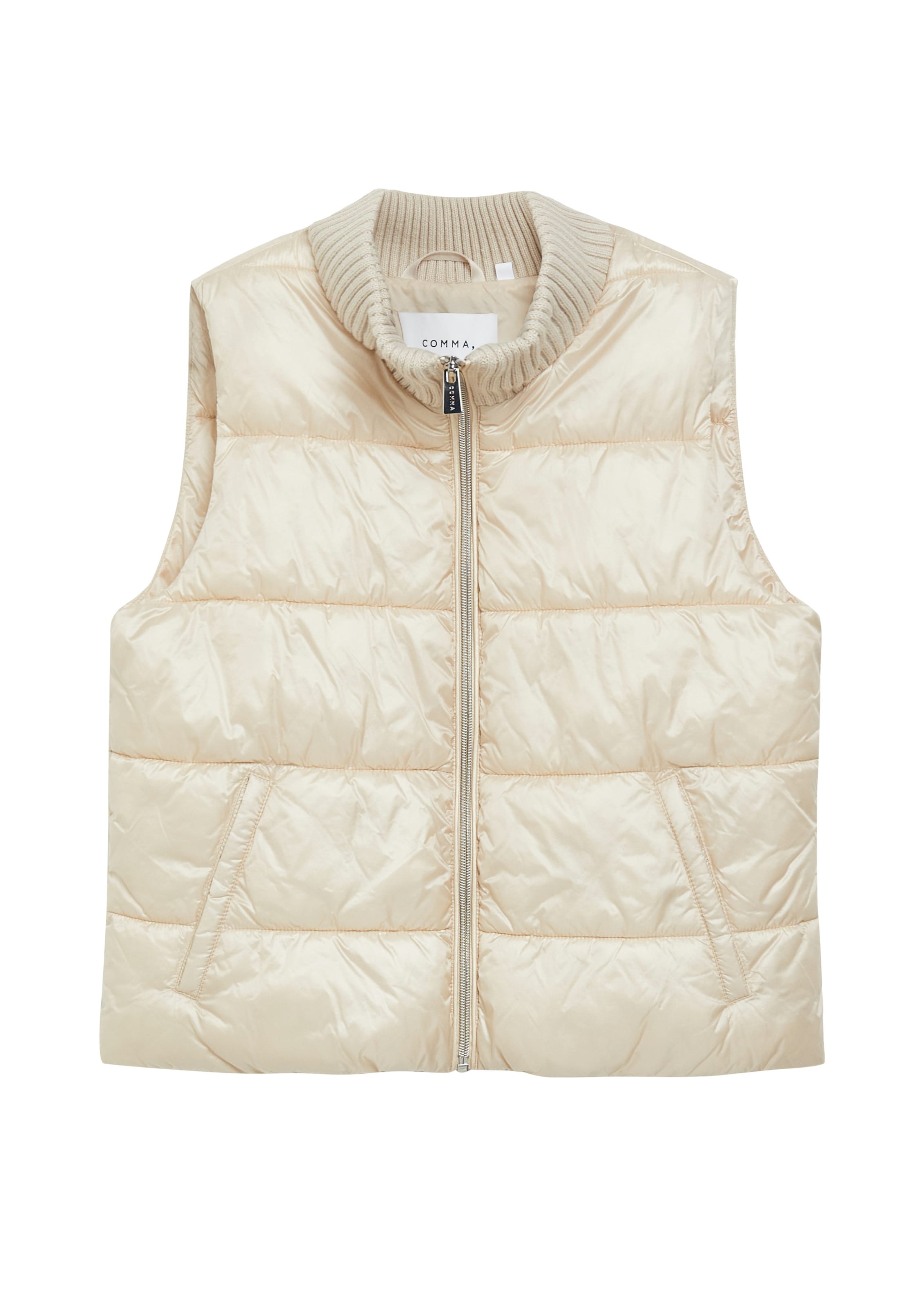 COMMA Vest in Beige: front