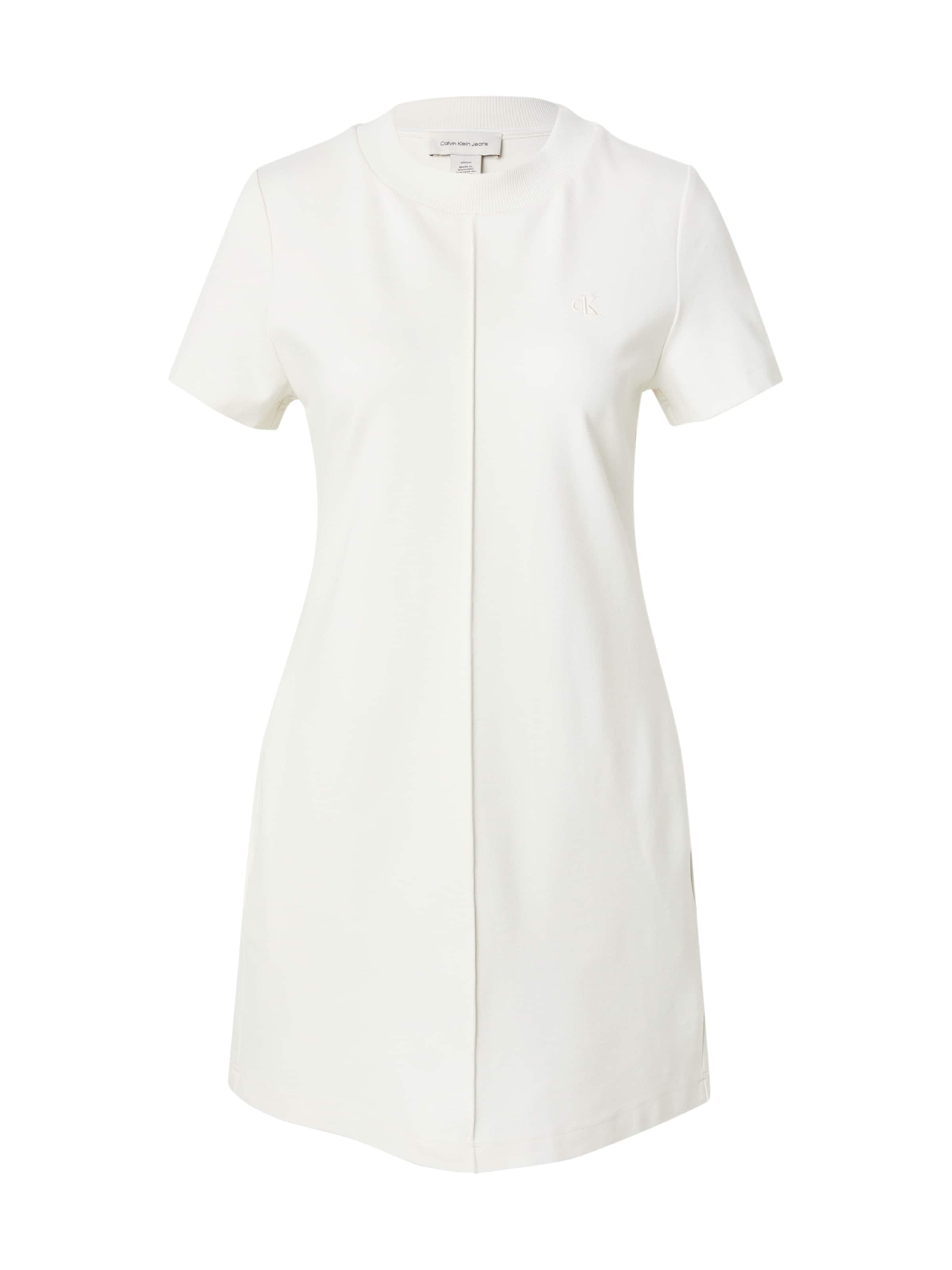 Robe Calvin Klein Jeans en blanc : devant